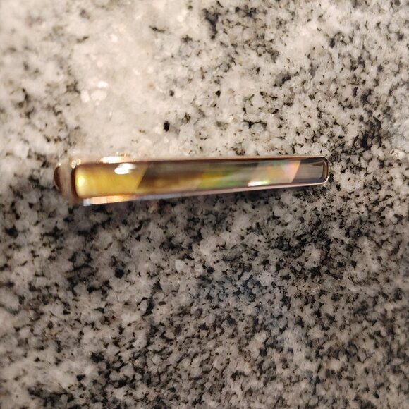 Celine 925 Silver Opal Tie Clip - Picture 4 of 16